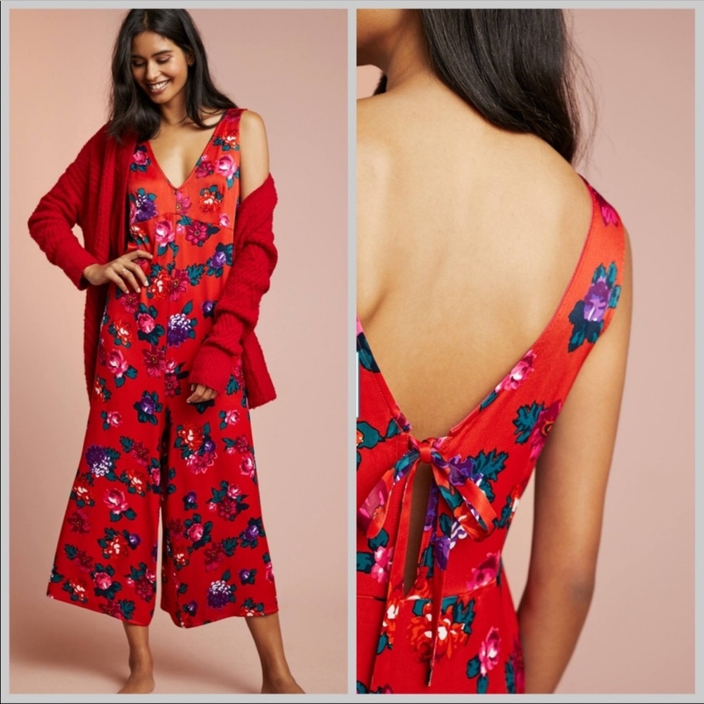 Anthropologie Floreat printed jumpsuit xs